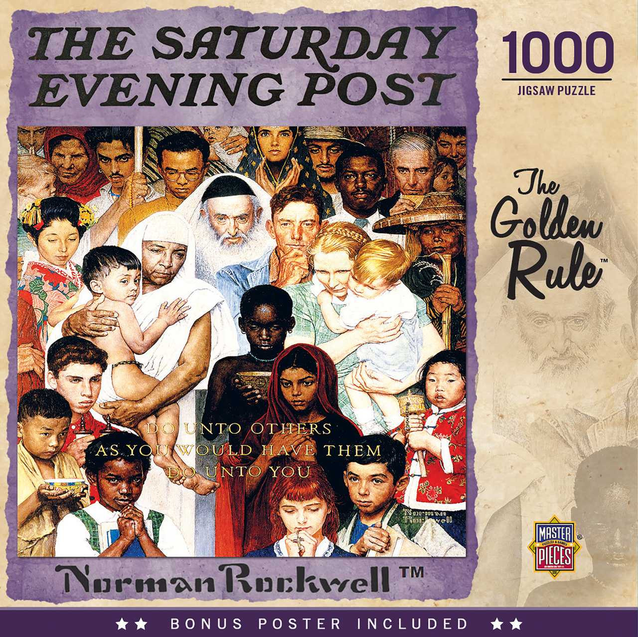 【新品・未開封】THE SATURDAY EVENING POST パズル Saturday Evening Post - The Golden Rule 1000pc Puzzle