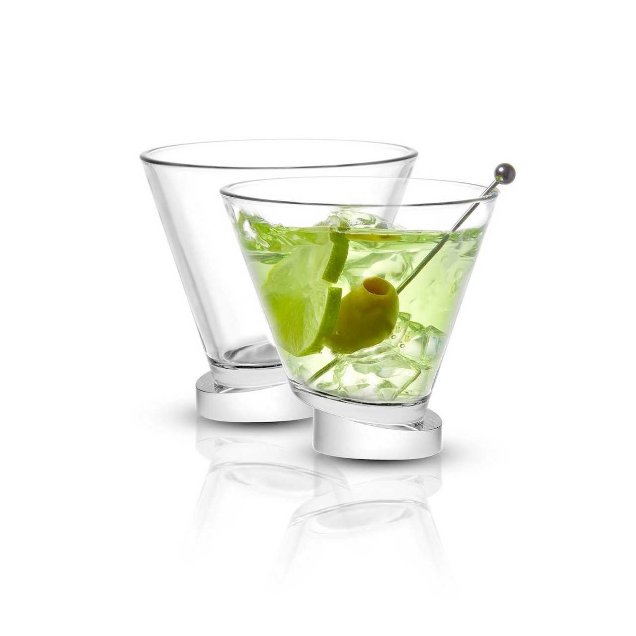 ワイン：ATLANTICO, DEBUS, JOYA RIO, 他、6本セット Aqua Vitae Round Martini Glasses Set of 2
