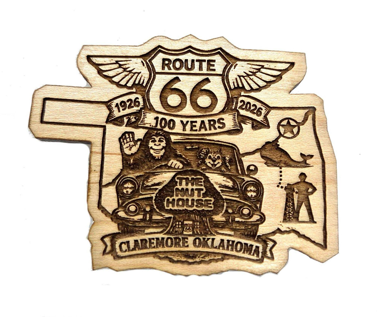 J&J Nut House R66 Centennial Magnet The Nut House