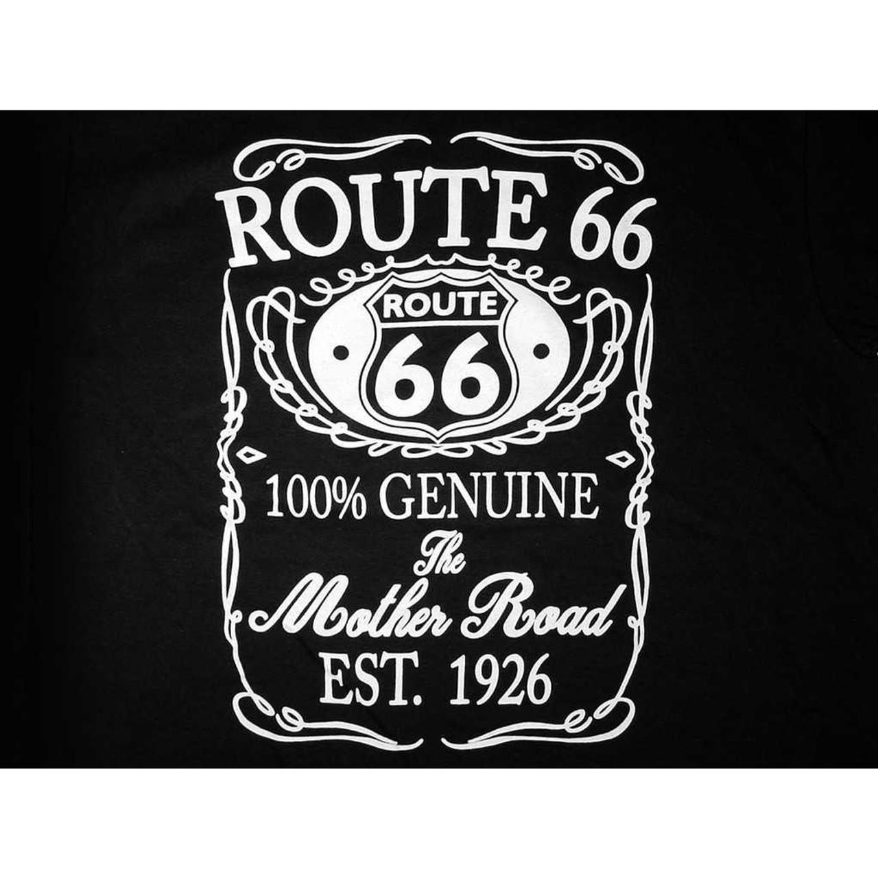 Route 66 Genuine Black T Shirt