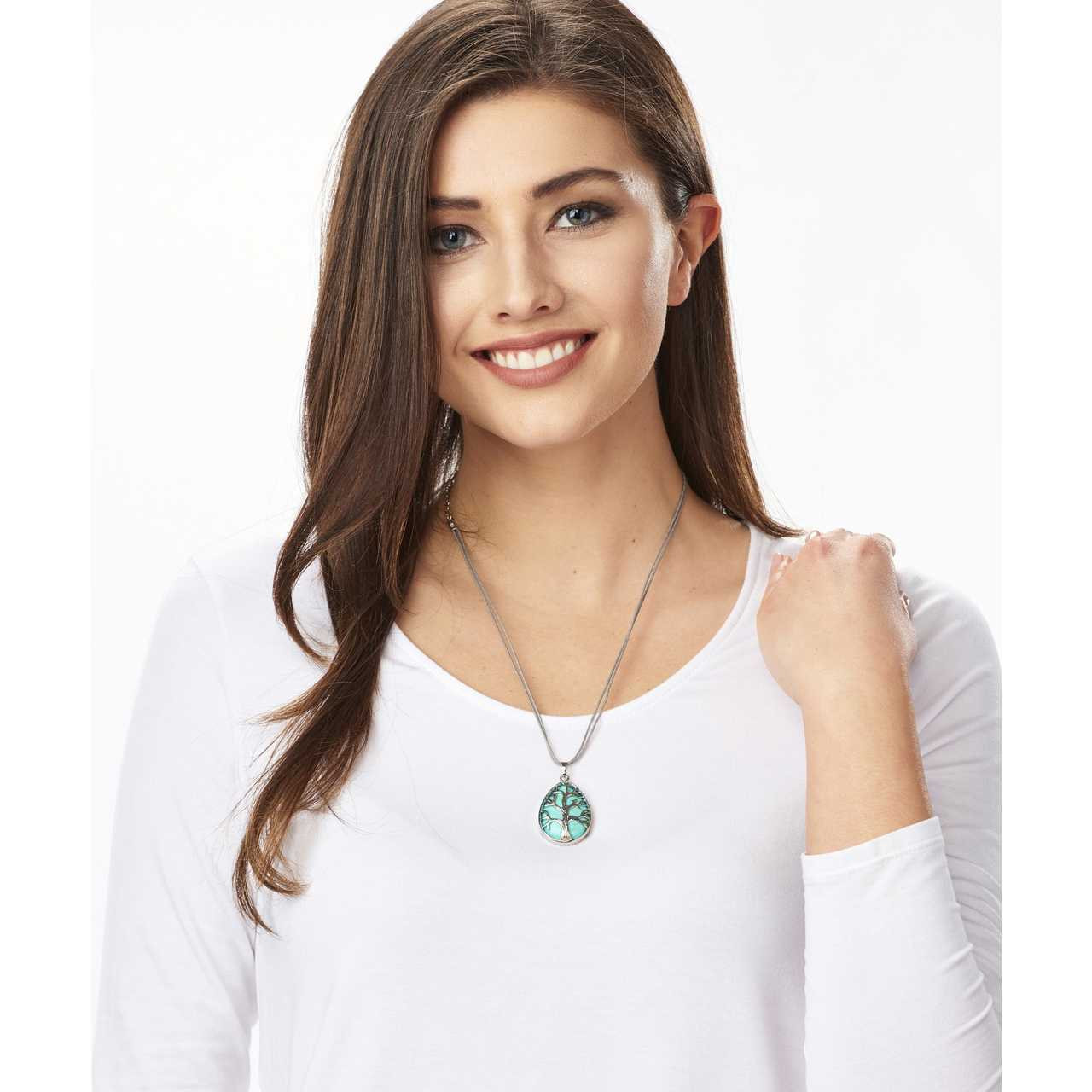 Tree Of Life Gemstone Necklace – 30 Inch Peridot Pendant, Healing Crystal Chakra Jewelry For Women & Men