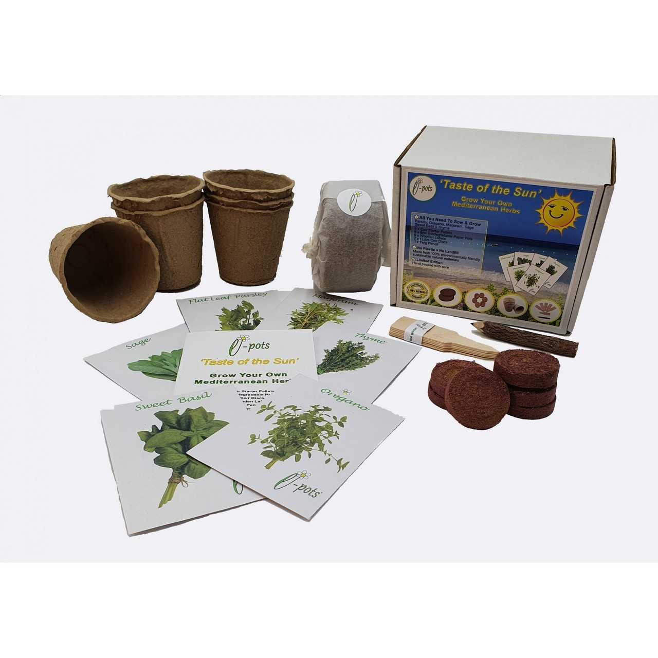 Glenstocken Herb and Plant Co. | Grow Your Own Kitchen Herbs Gift Set with  Terracotta Pots – glenstocken Herb & Plant Company