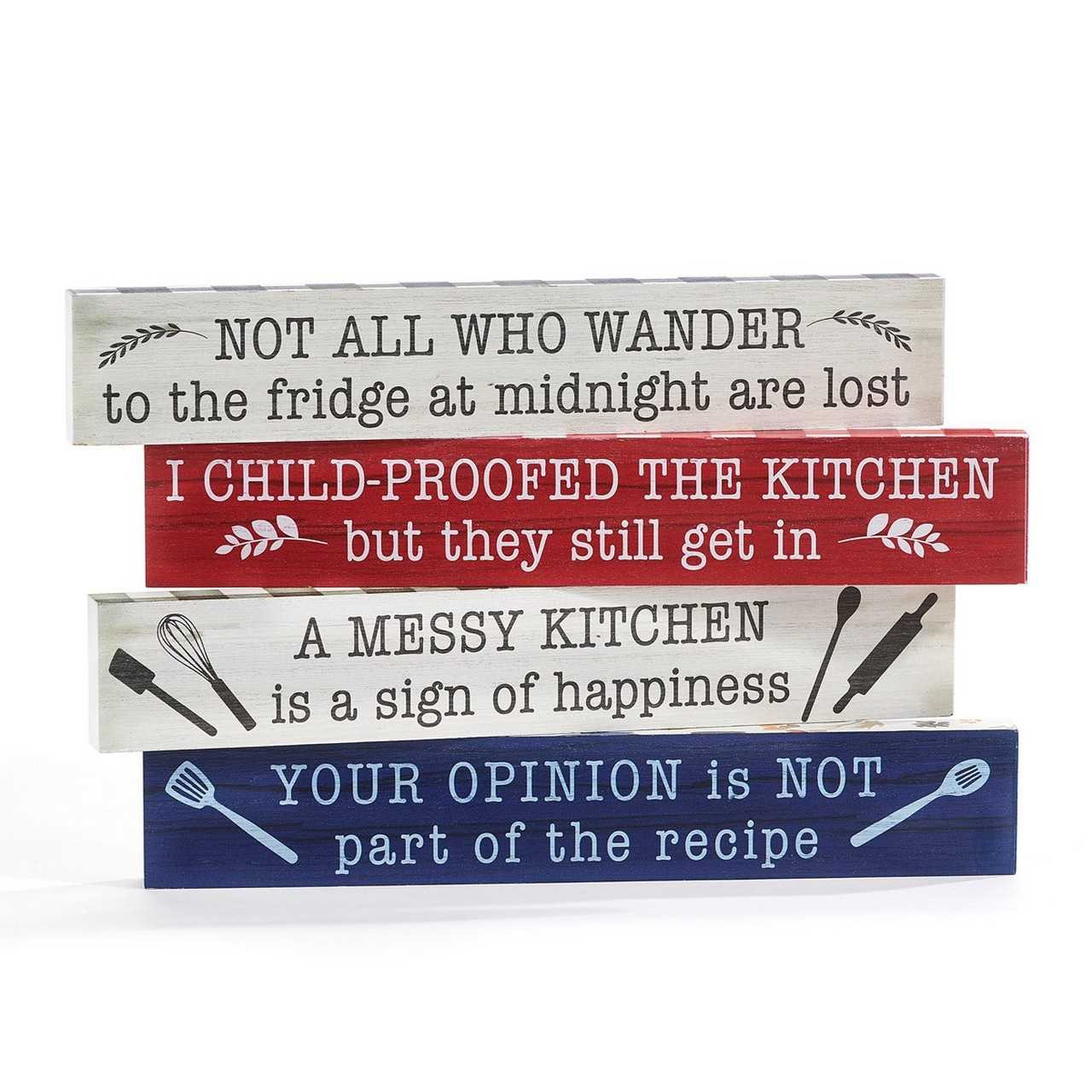 Kitchen Sentiment Desk Block Exclusive at The Nut House