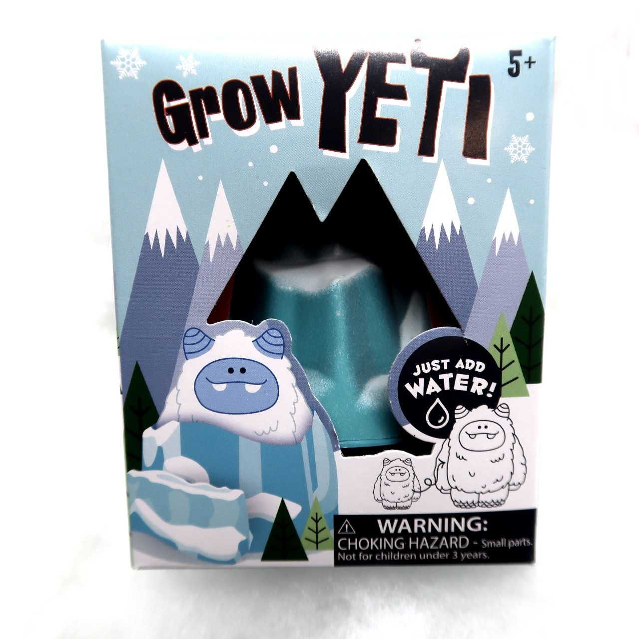 Toysmith Hatchin' Grow Yeti, Just Add Water, Fun DIY Kit, 6913 Small