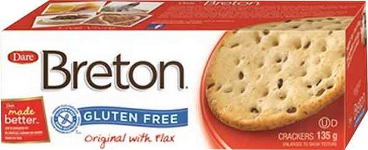 Breton Breton Crackers, Original with Flax - 4.76 oz