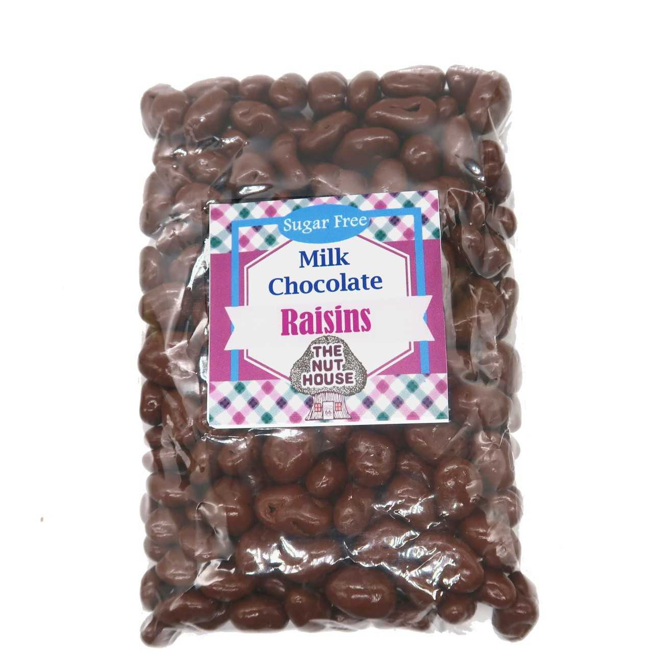 Sugar Free Chocolate Raisins 12 oz The Nut House