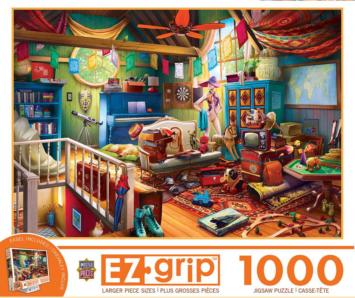 Attic Treasures 1000 Piece Easy Grip Puzzle