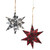 Giftcraft 3D Plaid Starburst Ornament
