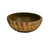Wilco Home Hand Carved Scalloped Mango Wood Centerpiece Bowl