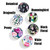 Giftcraft Botanical Glass Magnet Giftcraft Botanical Glass Magnet