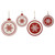 Giftcraft Snowflake Disc Ornament Set of 2