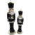 Giftcraft Black Nutcracker Figurine Set of 2 Giftcraft Black Nutcracker Figurine Set of 2