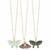 ZAD Mystical Moth Enamel Celestial Necklace