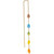 Rain Jewelry Collection Gold Multicolor Glass Bead Thread Earring