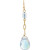 Rain Jewelry Collection Gold White Opal Glass Drop Earring