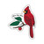 Counter Couture Nuthouse Cardinal Sticker