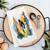 Sasquatch Big Foot Watercolors Tea Towel