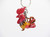 Leather Rooster Key Chain