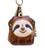 Leather Sloth Coin Purse Wristlet Leather Sloth Coin Purse Wristlet