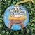Glory To The Newborn King Disc Shaped Christmas Ornament