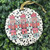 Nutcracker Disc Shaped Christmas Ornament