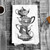 Tea Pot Tea Towel Tea Pot Tea Towel