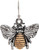 Two Tone 3D Real Bee Earring
