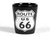 R66 Black Ceramic Shot Glass