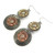  Large Shotgun Shell Bullet Western Style Dangle Earrings