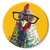 Chicken Glasses Magnet
