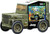 Military Jeep 550 Piece Shaped Tin Puzzle
