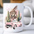  Route 66 Pink Vintage Car Coffee Mug