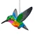 Iridescent Glass Hummingbird Ornament