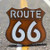 Rust Iron Route 66 Magnet