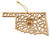 J&J OK Filigree Laser Cut Ornament