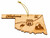  J&J OK Icon Laser Cut Ornament