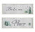 Ganz Believe or Peace Forest Shelf Sign