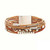 Rain Jewelry Collection Brown Leather Multistrand Bead Bracelet