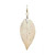 Rain Jewelry Collection Gold Natural Leaf Earrings