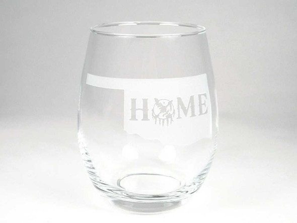 Real Time Products Oklahoma Stemless Wine Glass