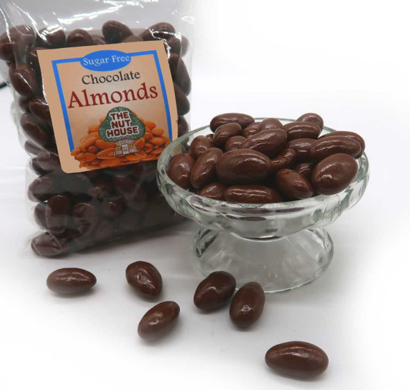 The Nut House Sugar Free Chocolate Almonds 12 oz