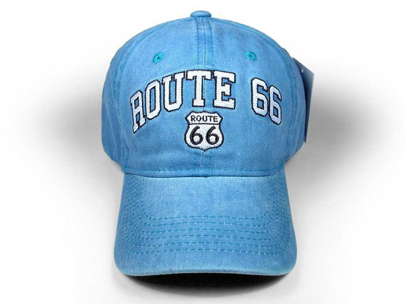 Real Time Products Route 66 Washed Caribbean Blue Cap