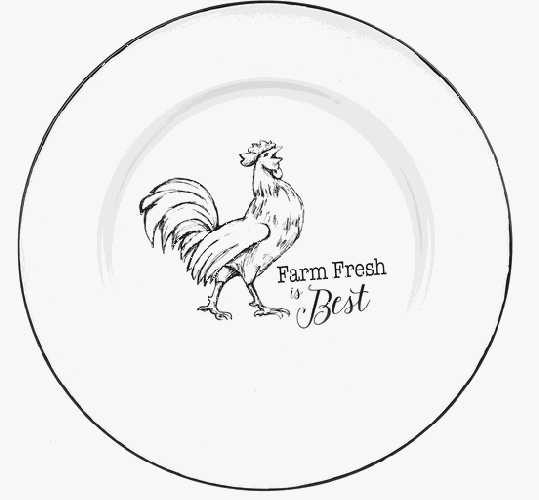 Ganz Farm Fresh Is Best Rooster Platter