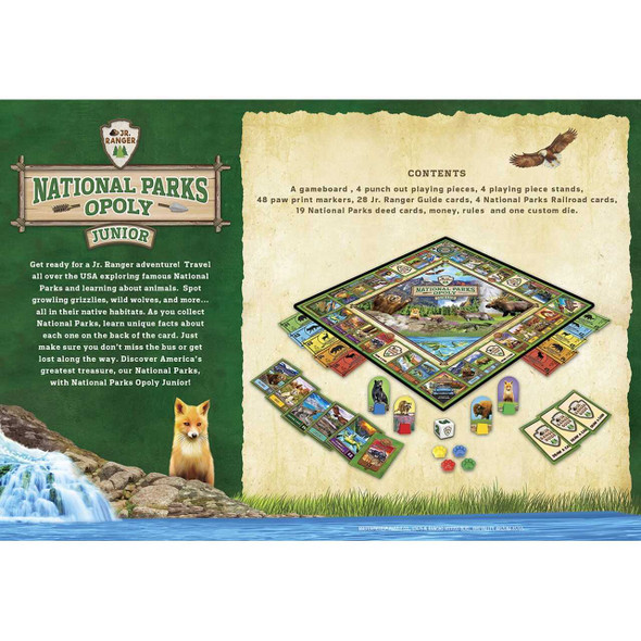 MasterPieces National Parks Opoly Board Game