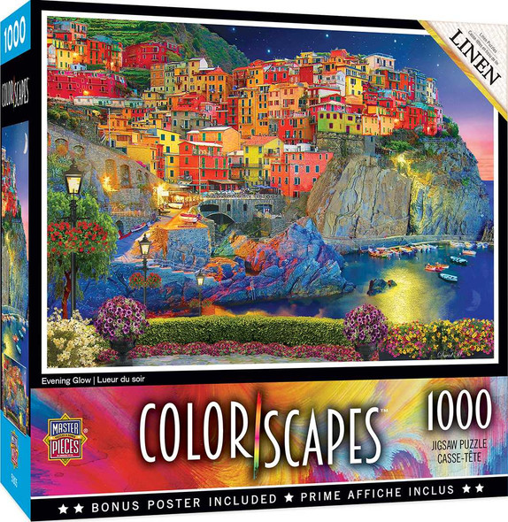 MasterPieces Colorscapes Linen - Evening Glow 1000 Piece Jigsaw Puzzle