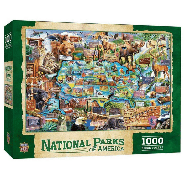 MasterPieces 1000 Piece Jigsaw Puzzle - National Parks - 19.25x26.75