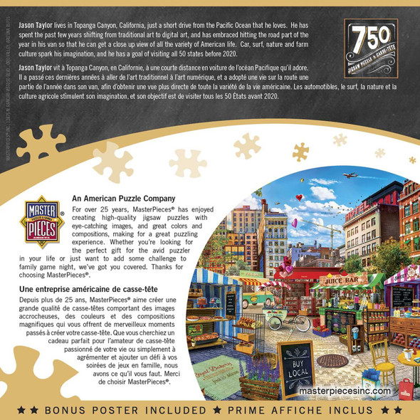 MasterPieces Farmer's Market - Buy Local Honey - 750 Piece Jigsaw Puzzle