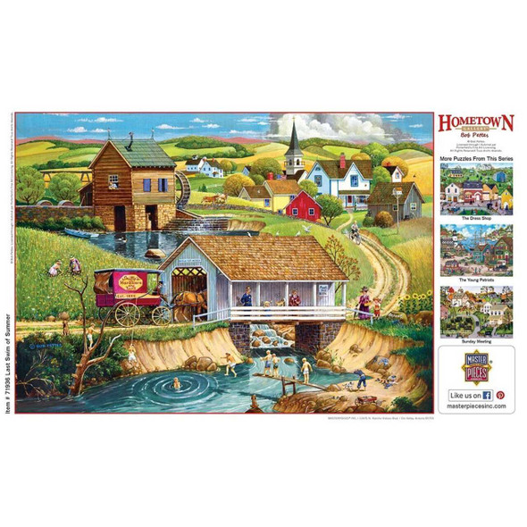 MasterPieces Hometown Gallery Last Swim of Summer - 1000 Piece Jigsaw Puzzle