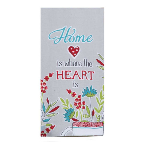 Kay Dee Designs House Rules Home is Heart Dual Purpose Terry Towel