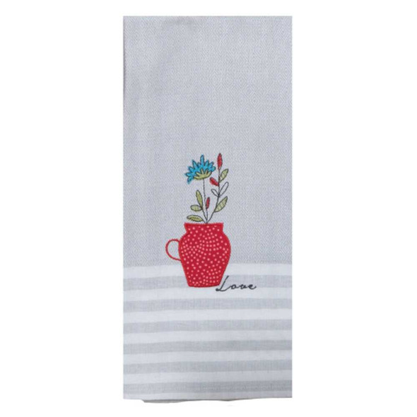 Kay Dee Designs House Rules Herbal Applique Tea Towel